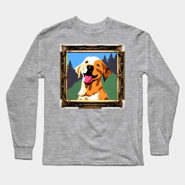 Dogs Are My Favorite People Retrievers Long Sleeve T-Shirt by thorhamm